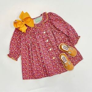 Sage & Lilly Rust Floral Dress